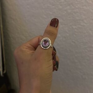 Silver Amethyst ring